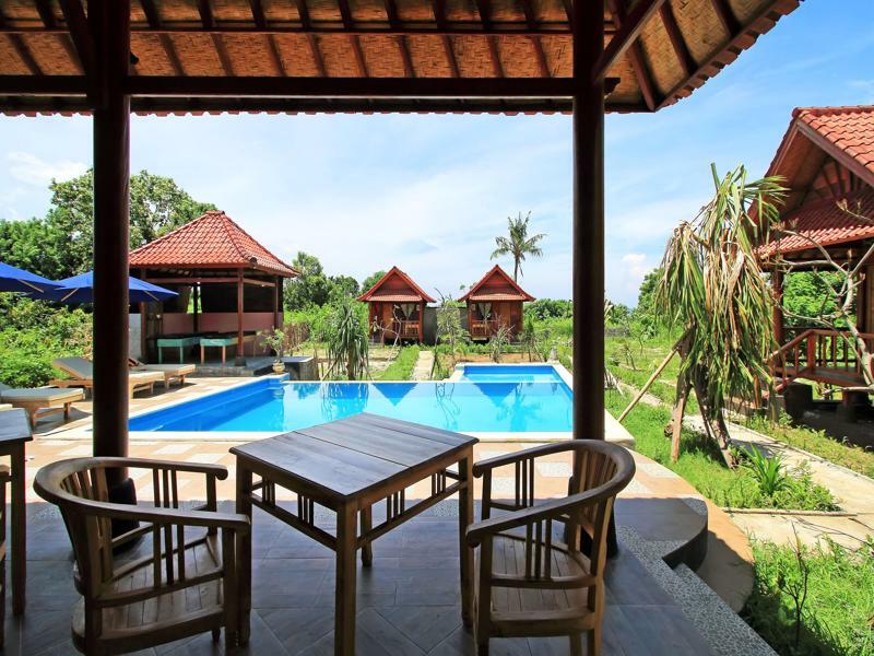 G LUna Huts by WizZeLa Lembongan Exterior foto